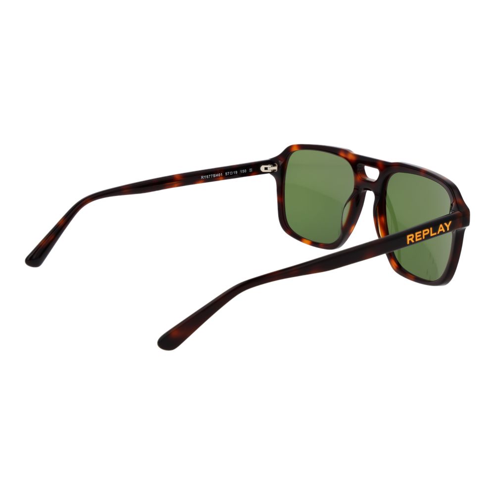 Brown Plastic Sunglasses