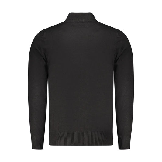 Nero Viscosa Uomo Maglia