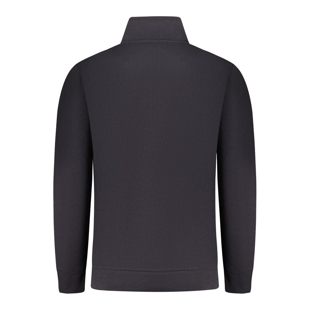 Blue Cotton Men Sweatshirt