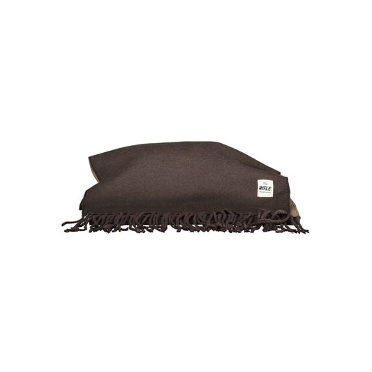 Marrone Poliestere Men Scarf