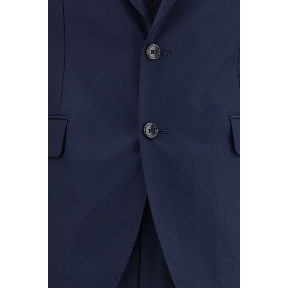 Blue Wool Two-Piece Suit