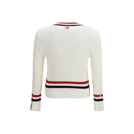 White Cotton Sweatshirt