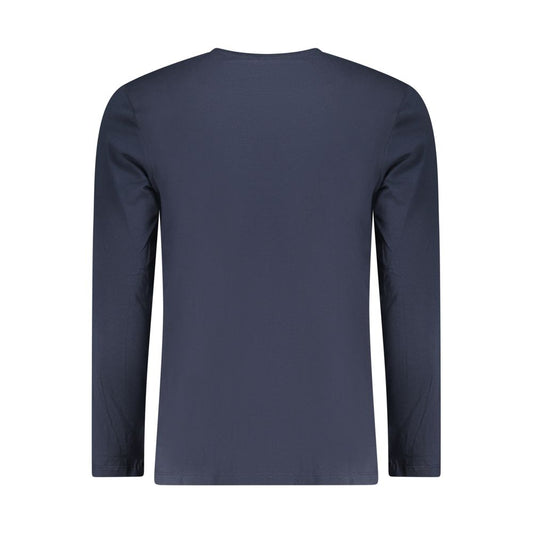 Blue Cotton Men's T-Shirt