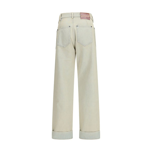 Blue Cotton Jeans Denim