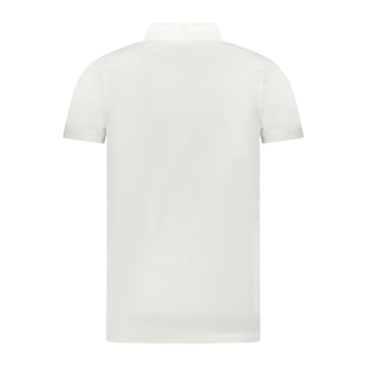 White Cotton Men's Polo Shirt