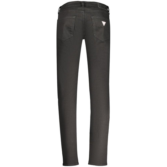 Black Cotton Mens Jeans