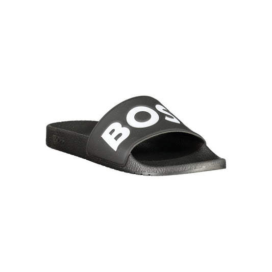 Nero Polyurethane Men Ciabatta