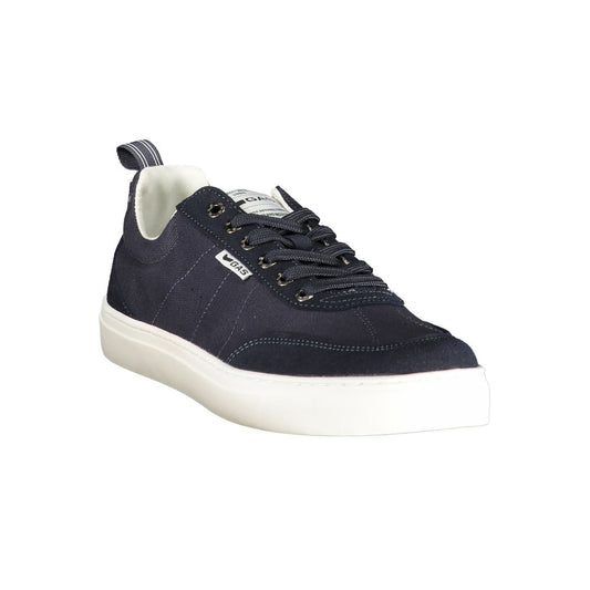 Blu Polyurethane Men Sneaker