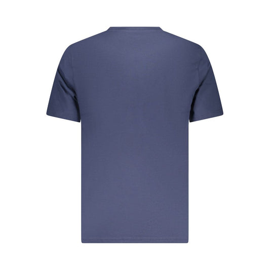 Blue Cotton Men's T-Shirt