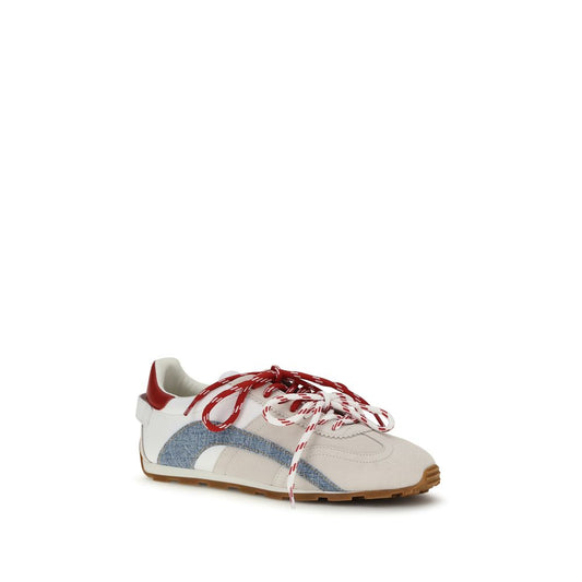 Multicolor Calf Leather Bos Taurus Low Top Sneakers