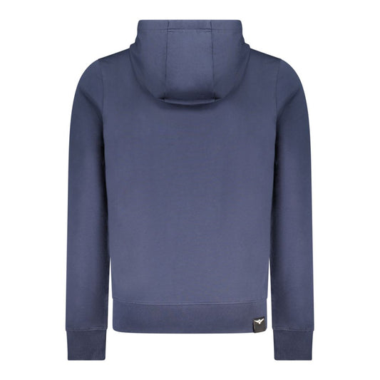 Blue Cotton Men's Hoodie