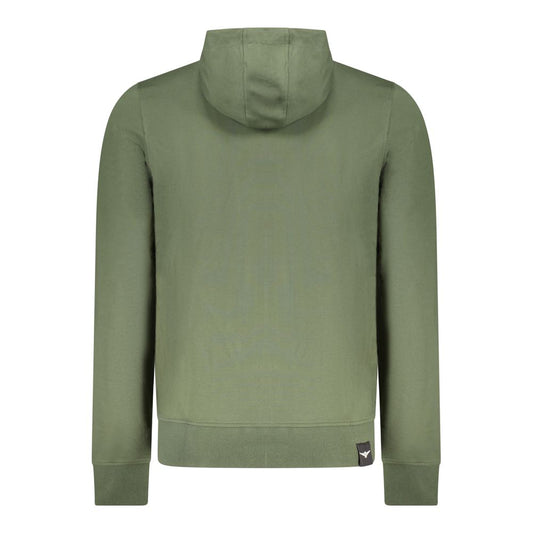 Blue Cotton Mens Hoodie