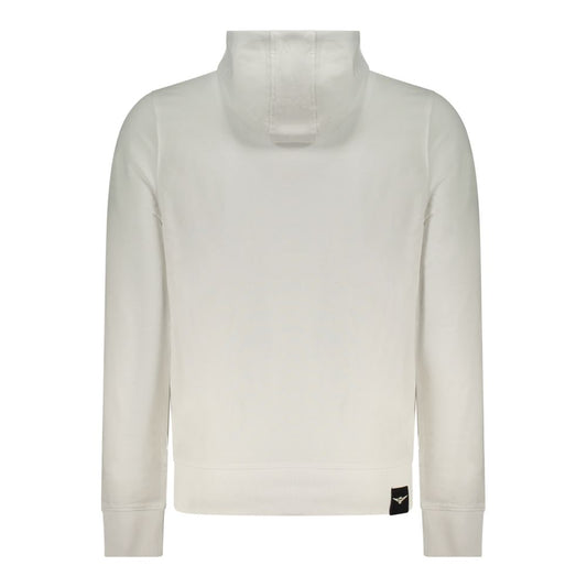White Cotton Men's Hoodie