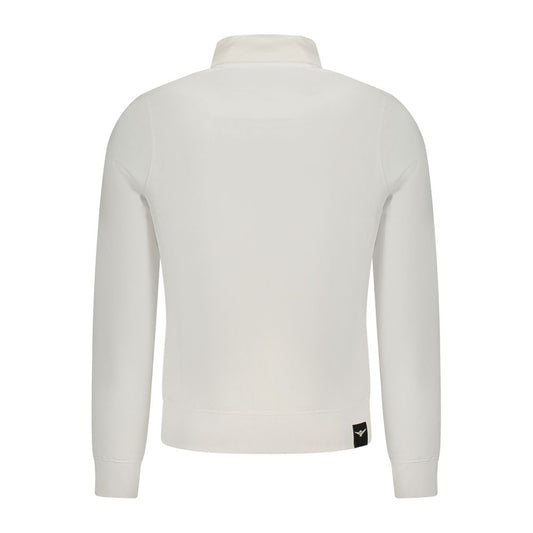 Blue Cotton Men Sweatshirt