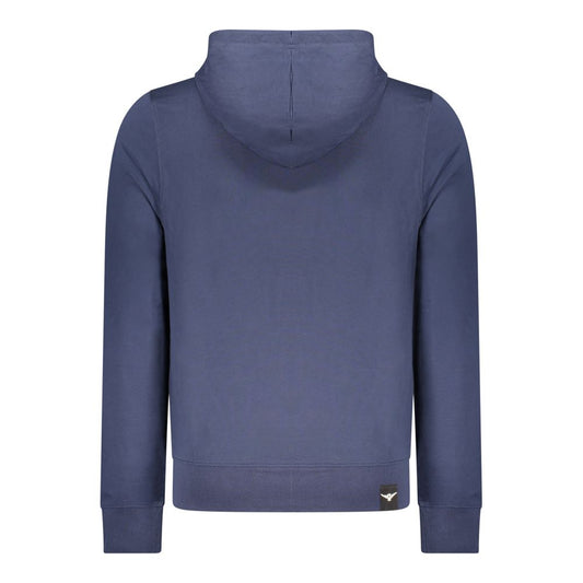 Black Cotton Men Sweatshirt
