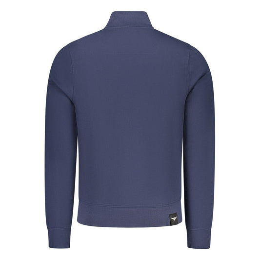 Blue Cotton Men's Sweatshirt