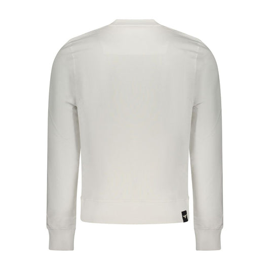 Bianco Cotton Men Sweatshirt