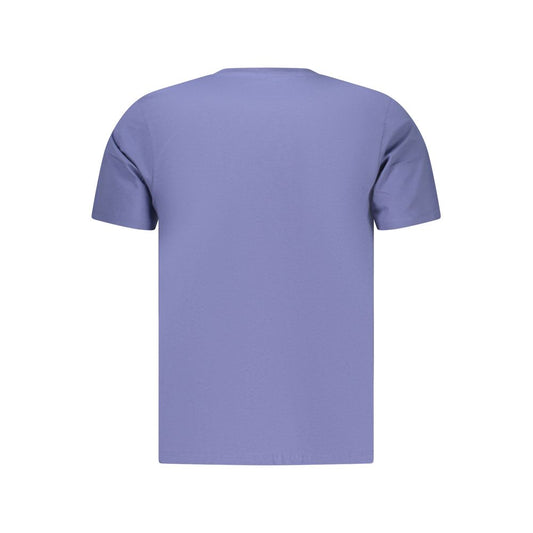 Blu Cotton Men T-Shirt