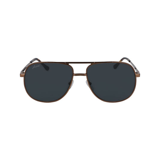 Brown Metal Sunglasses
