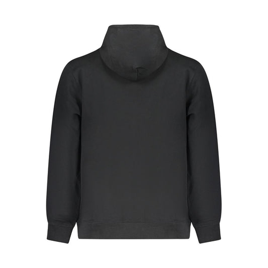 Black Cotton Men's Sweatshirt