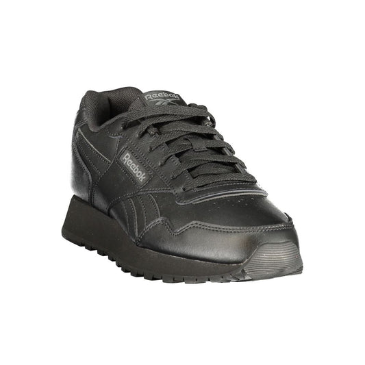 Black Polyurethane Men's Sneaker