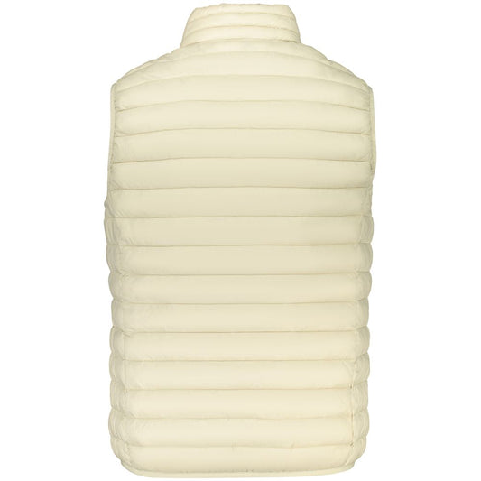 Beige Polyester Mens Vest