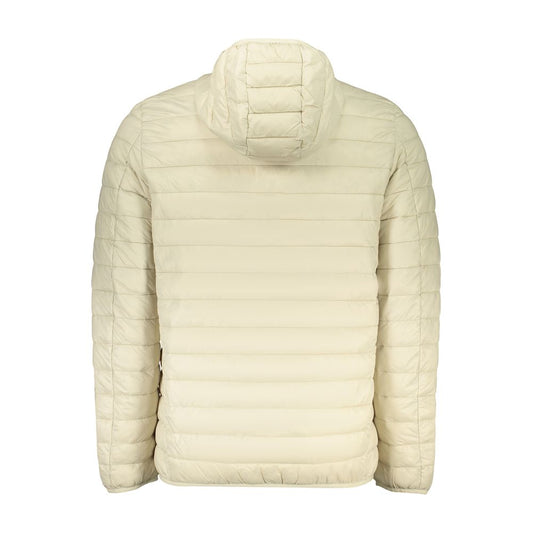 Beige Polyamide Men's Jacket