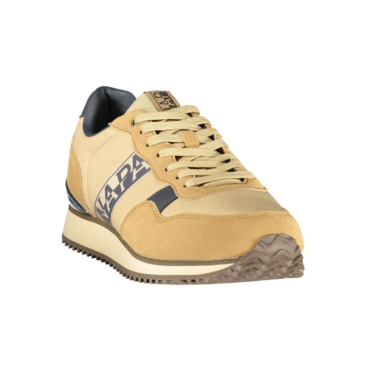 Brown Fabric Men's Sneaker