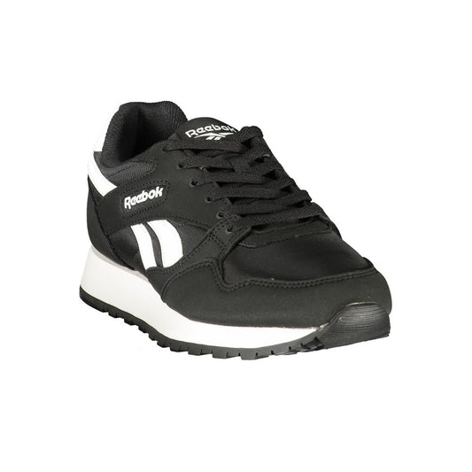 Black Polyester Unisex Sneaker