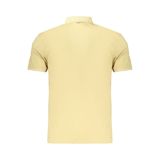 Beige Cotton Men's Polo