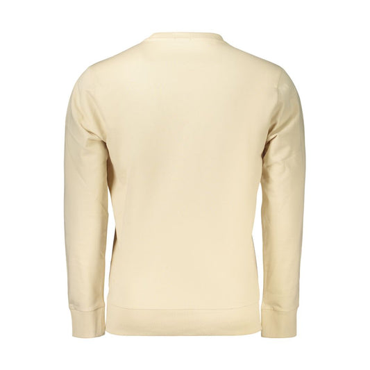 Beige Cotton Men's Sweatshirt