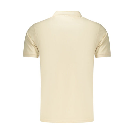 Beige Cotton Men's Polo