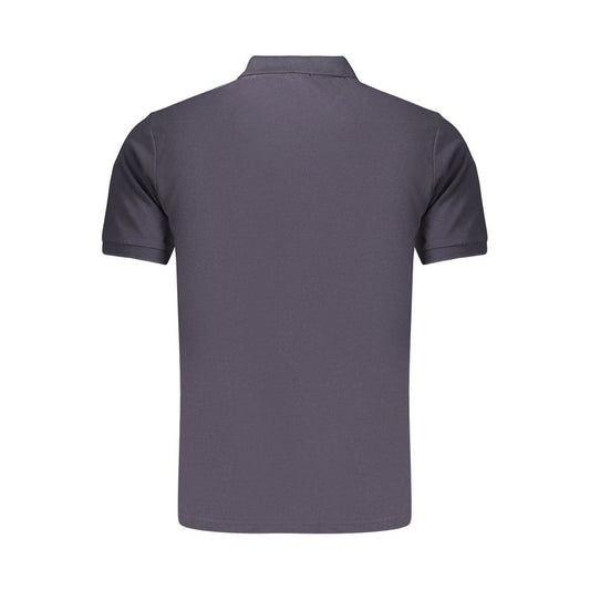 Blue Cotton Men's Polo