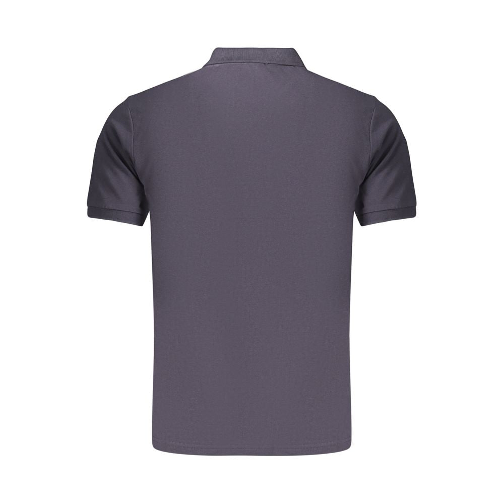 Blue Cotton Men's Polo