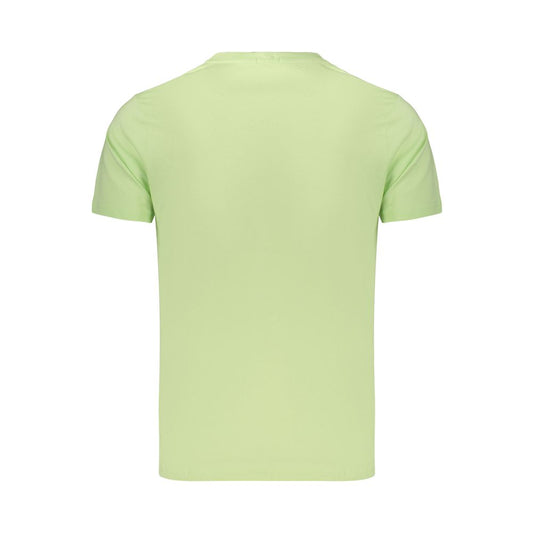 Green Cotton Men's T-Shirt