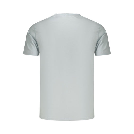 Light Blue Cotton Men's T-Shirt