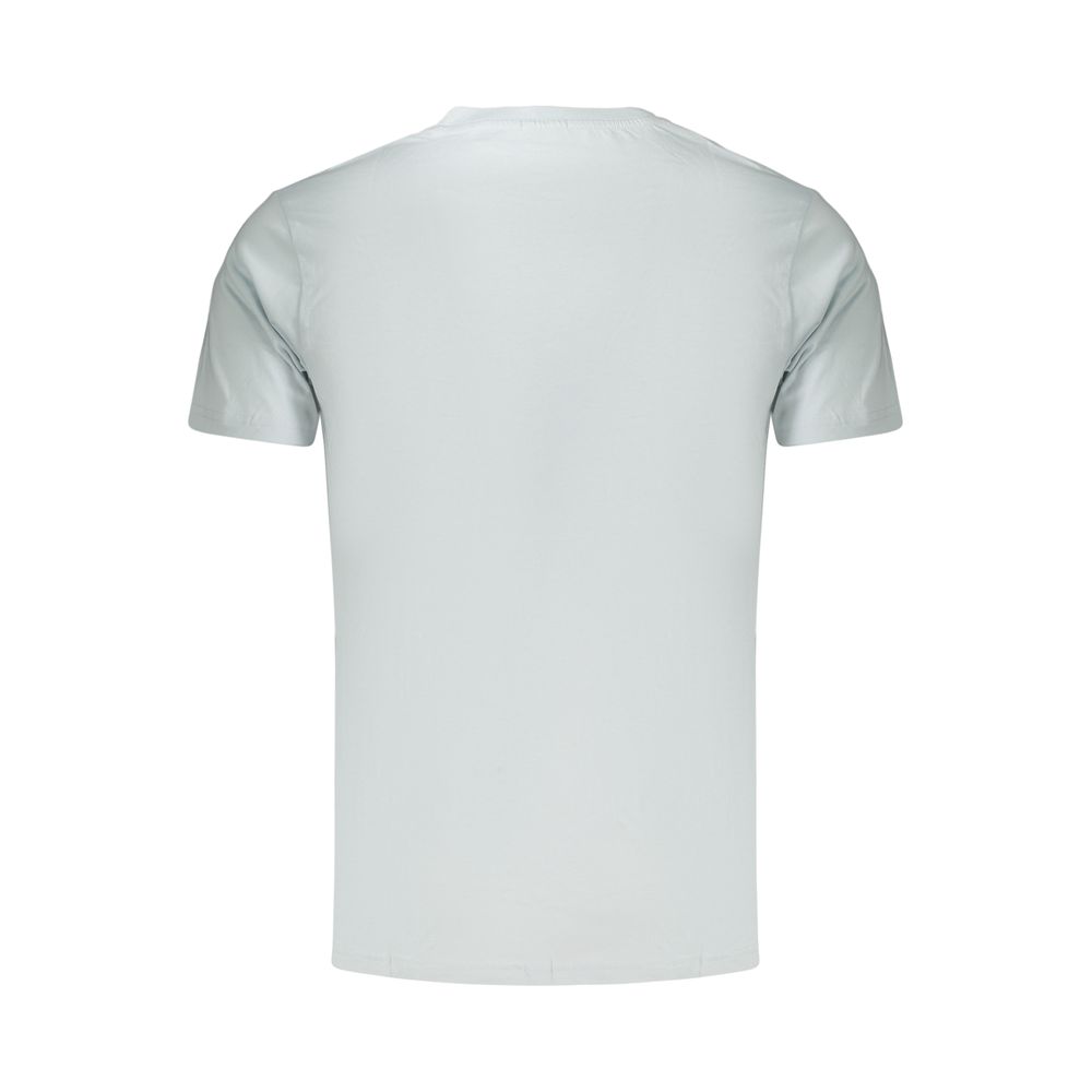 Light Blue Cotton Men's T-Shirt
