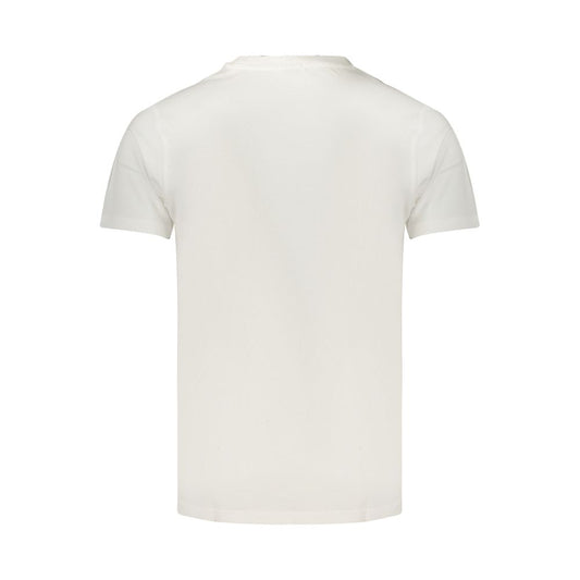 White Cotton Men's T-Shirt