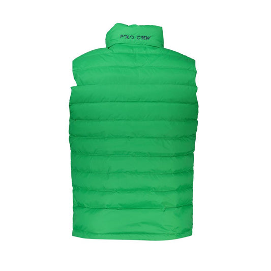Verde Poliammide Men's Gilet