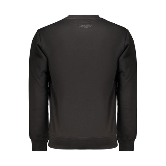 Black Cotton Men's Sweatshirt