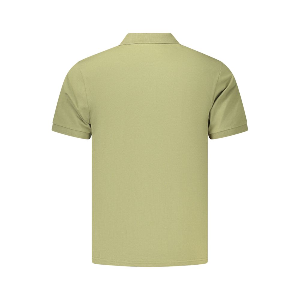 Green Cotton Men's Polo