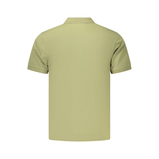 Green Cotton Men's Polo