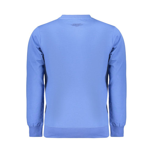 Blue Cotton Men's Sweatshirt
