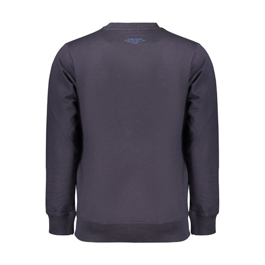 Blue Cotton Men's Sweatshirt