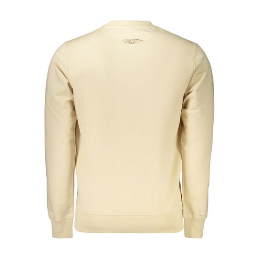 Beige Cotton Men's Sweatshirt