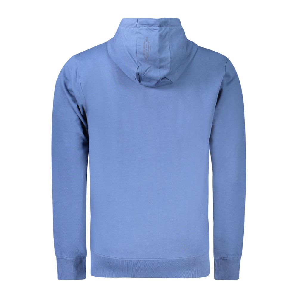 Blue Cotton Mens Sweatshirt