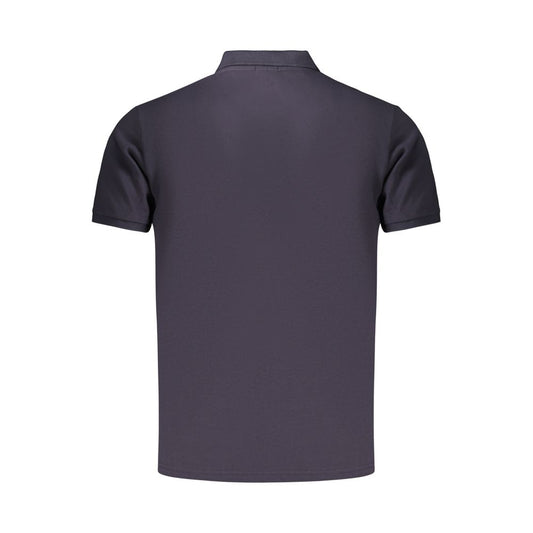 Blue Cotton Men's Polo