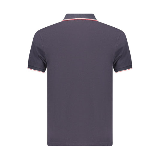 Blue Cotton Men's Polo