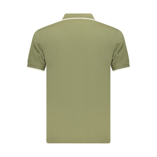 Green Cotton Men's Polo