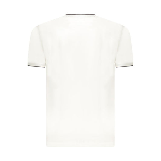 White Cotton Men's T-Shirt